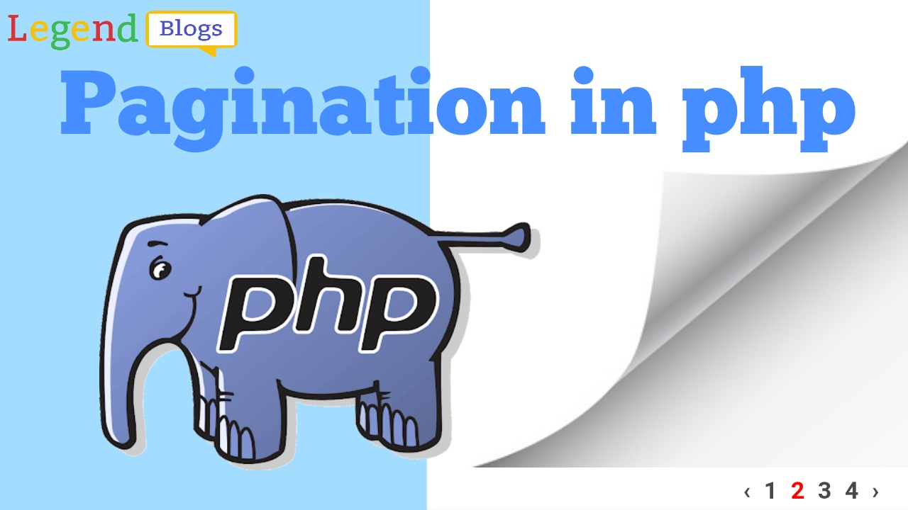 Pagination in php