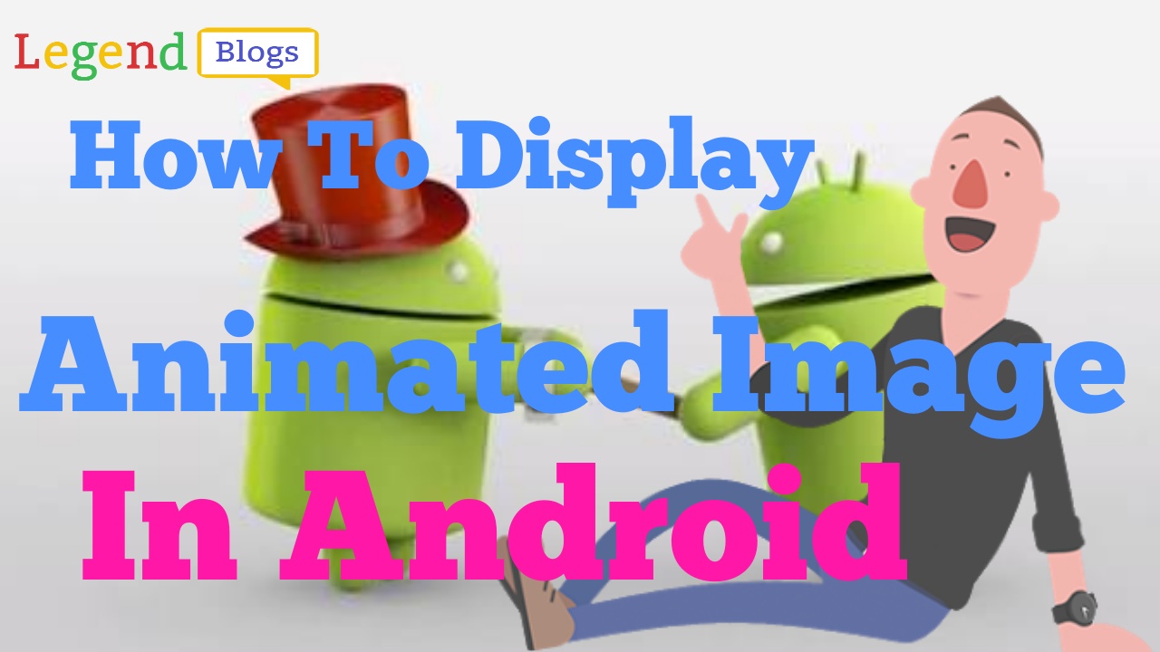 How to display animated image in android