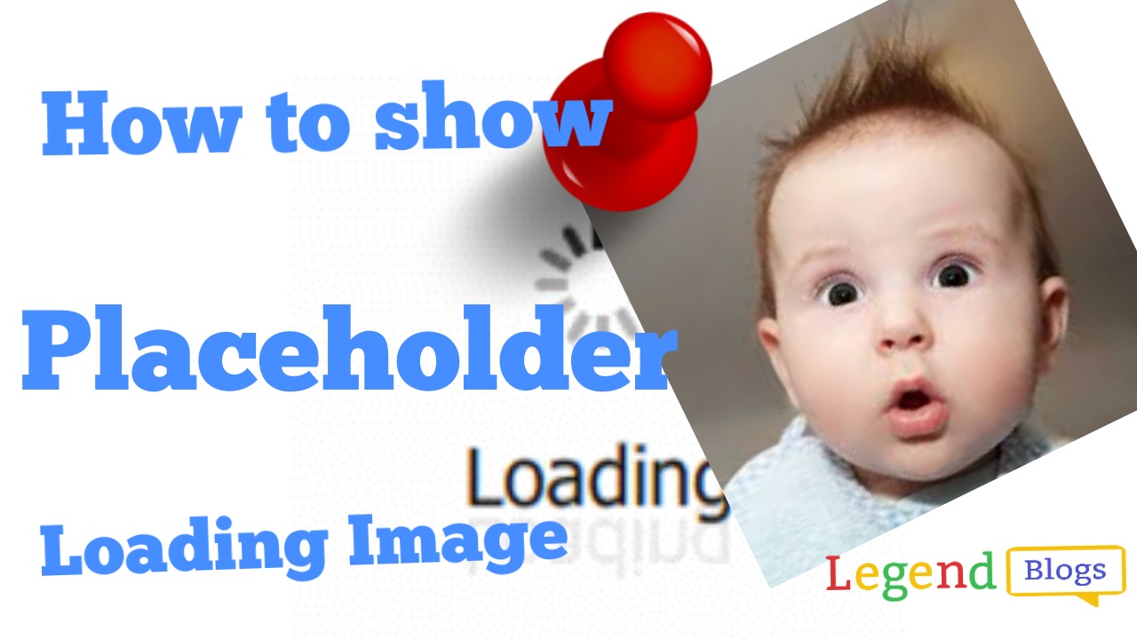 How to show placeholder image in HTML