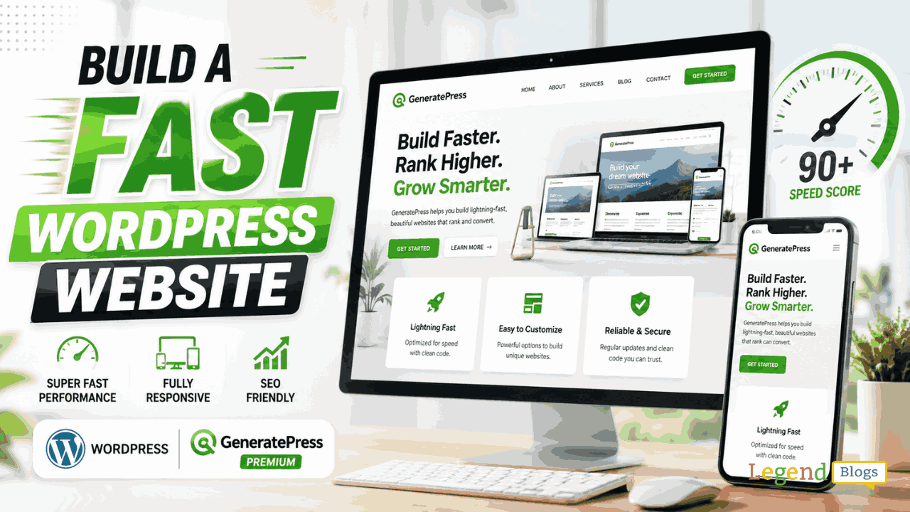Create a Website With GeneratePress Premium WordPress Theme