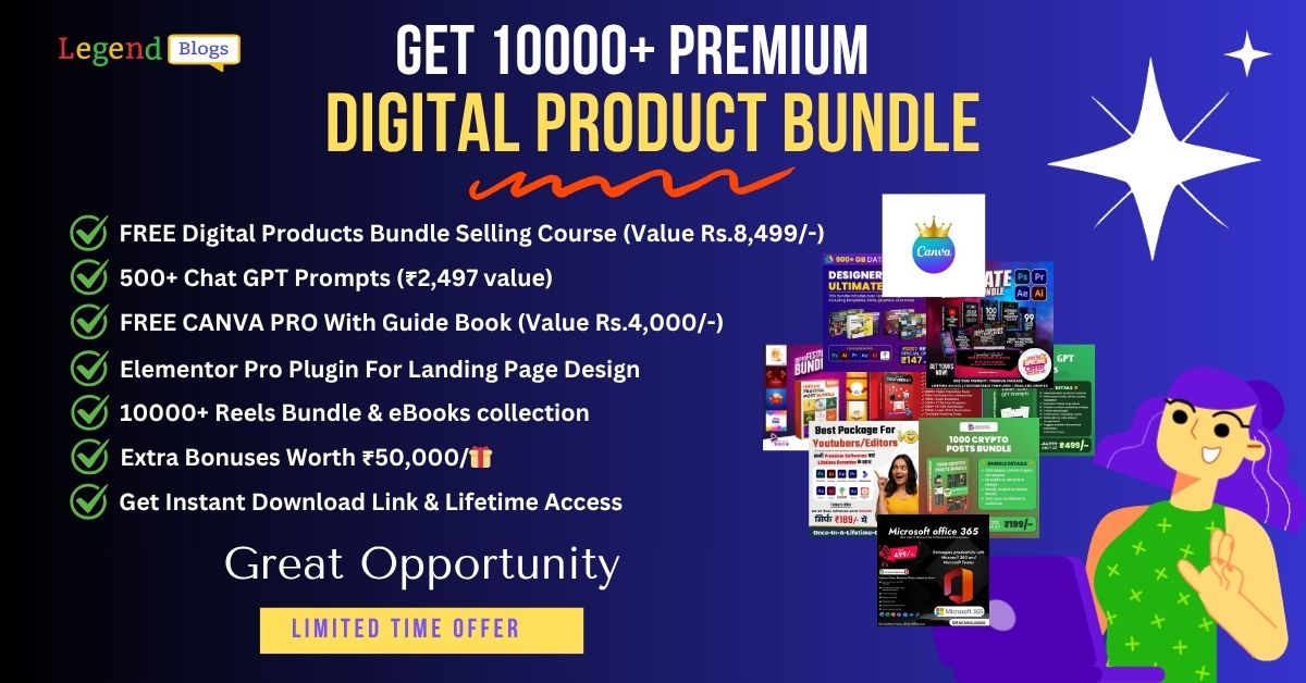 Digital Product Bundle + Free Selling Mastery Course